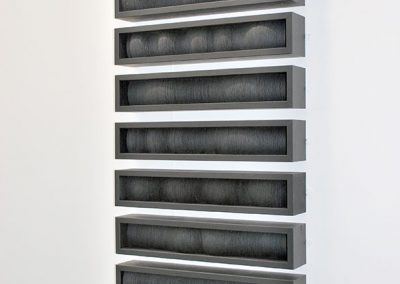 Julia Gardiner, Umbrae, 9 units each 430 x 80 x 72 mm, 2016